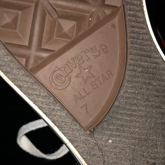 Red and white Chuck Taylor sneakers - Picture 4 of 4